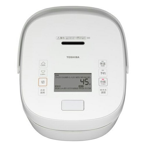 東芝 TOSHIBA RC-18KGW-W グランホワイト 炎匠炊き 真空圧力IH炊飯器 1升 RC18KGW
