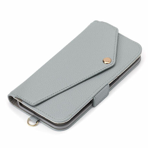 PGA PG-24BFP14GY グレー iPhone16Pro用 ダブルフリップカバー PG24BFP14GY