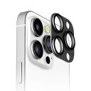 PGA PG-24BCLG17BK(アルミ/ブラック) iPhone16Pro/16ProMax用 カメラフルプロテクター(2)