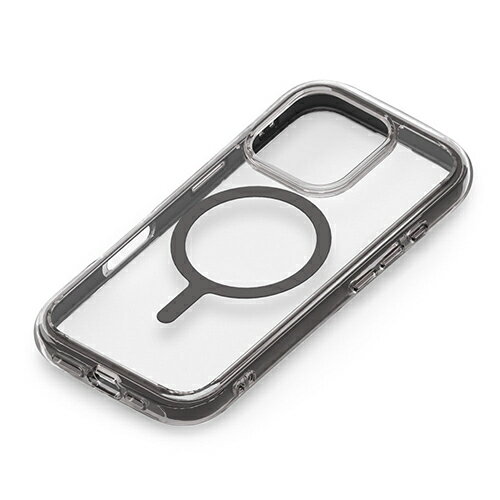 PGA PG-24BMGPTA01BK グラファイト iPhone16Pro用 MagSafe対応 エアクッションケース PG24BMGPTA01BK