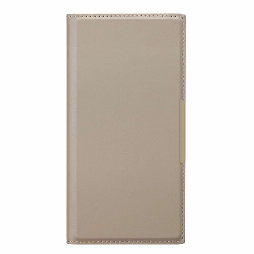 PGA PG-24BCF02BE ベージュ iPhone16Pro用 クリアフリップケース PG24BCF02BE