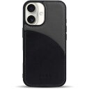 エム・ディー・シー(エムディーシー) md755461 iPhone16用 nano universe カードポケット付き背面ケース バイカラー ブラック(2)