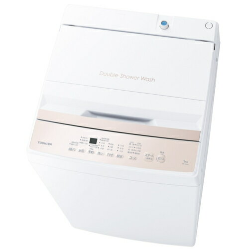 【設置】東芝(TOSHIBA) AW-5GA4(W) ピュアホワイト 全自動洗濯機 洗濯5kg