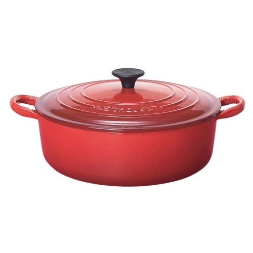 ル クルーゼ LE CREUSET ココット ジャポネーズ IH対応 両手鍋 24cm 25052-24(チェリーレッド) 2505224