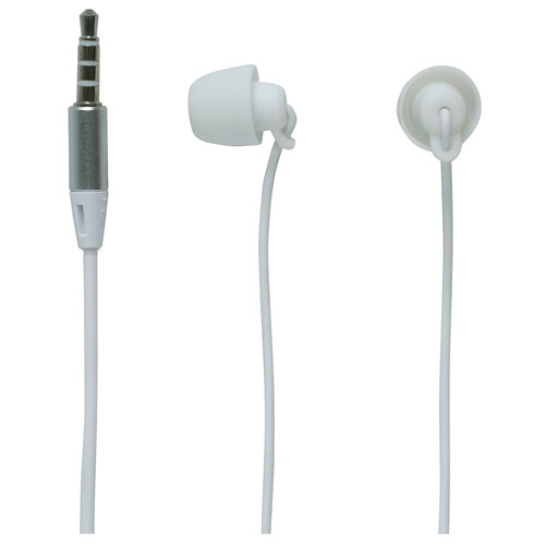 STAX - ミヨシ EPN-01-WH 白 ハンズフリー通話対応 シリコン製寝転びイヤホン EPN01WH