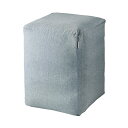 エレコム(ELECOM) HCF-BBCUBE55BUL(ライトブルー) 四角いバランスボール 55cm 耐荷重120kg