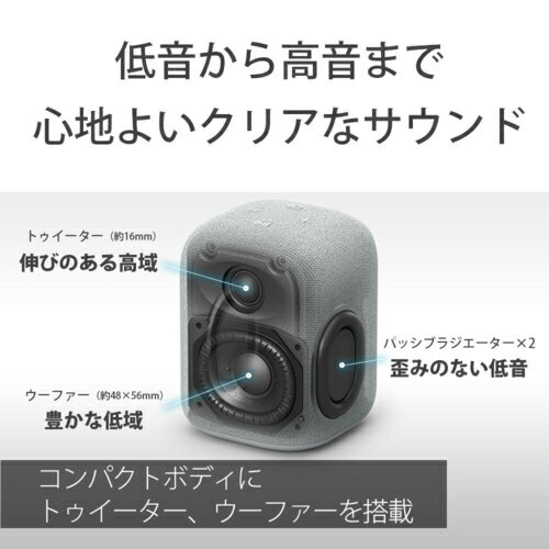 ��Ĺ���ݾ��աۥ��ˡ� SONY SRS-LS1-BC �֥�å� LinkBuds Speaker �ݡ����֥륹�ԡ����� Bluetooth5.2 SRSLS1BC