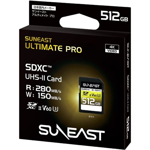 SUNEAST サンイースト SE-SDU2512GB2800 SANEAST ULTIMATE PRO V60 SDXCカード 512GB SESDU2512GB28 SUNEAST サンイースト SE-SDU2512GB2800 SANEAST ULTIMATE PRO V60 SDXCカード 512GB SESDU2512GB28