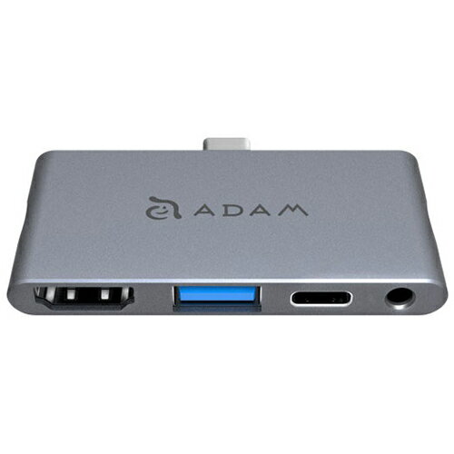 Adam Elements AAPADHUBI4GY USB TypeC 4ポートハブ ADAM Elements Adam Elements AAPADHUBI4GY USB TypeC 4ポートハブ ADAM Elements