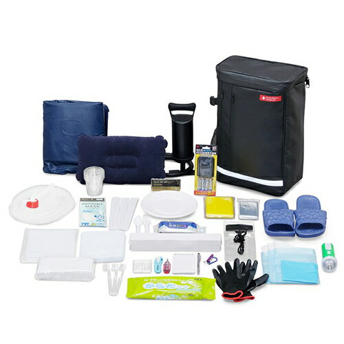 アイリスオーヤマ(Iris Ohyama) BS1-31 ブラック 防災セット 1人用31点