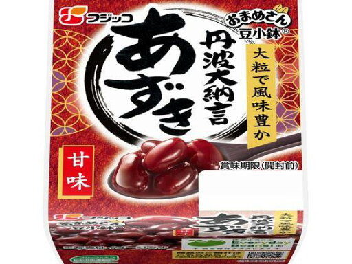 フジッコ おまめさん 豆小鉢 丹波大納言あずき 65g×2P フジッコ おまめさん 豆小鉢 丹波大納言あずき 65g×2P