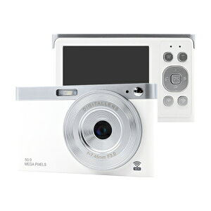 【長期保証付】KEIYO(ケイヨー) AN-DC003WH(スノーホワイト) スマホと繋がる!WiFiレトロデジタルカメラ 800万画素