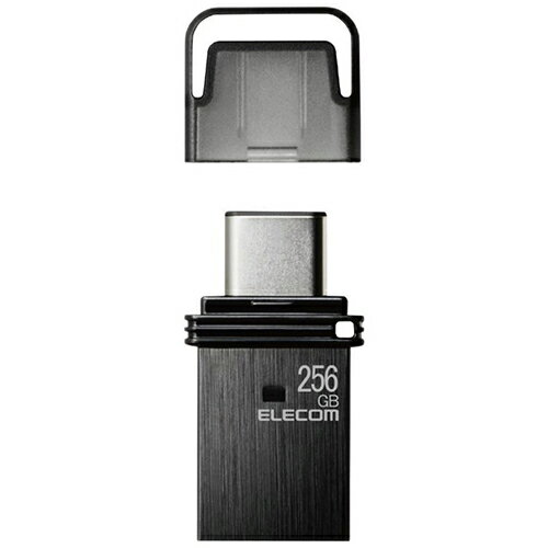 エレコム(ELECOM) MF-CAU32256GBK(ブラック) キャップ式USB Type-C(TM) メモリ 256GB エレコム(ELECOM) MF-CAU32256GBK(ブラック) キャップ式USB Type-C(TM) メモリ 256GB
