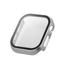 エレコム ELECOM AW-24BFCGPSV(シルバー) アップルウォッチ カバー Series 10 (42mm) フルカバー 表面硬度10H 全面保護 メタリック 2重構造 AW24BFCGPSV(2)