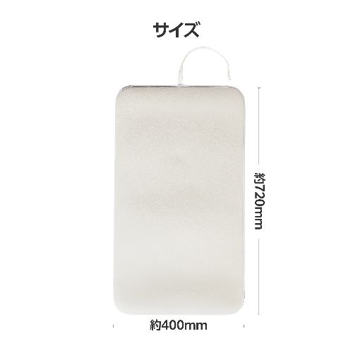 エレコム(ELECOM) LA-IRMAMWH ホワイト 丸めて収納できる極厚アイロンマット 卓上 ...