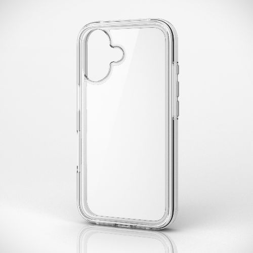 ���쥳�� ELECOM PM-A24AHVAIR2WH �ۥ磻�ȡߥ��ꥢ iPhone16 ������ �ϥ��֥�å� ���С� �׷�ۼ� ���� ��������ݸ��߷� ...