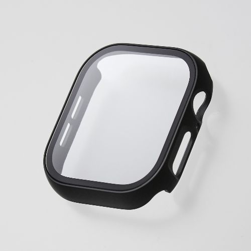 エレコム ELECOM AW-24AFCGOCBK ブラック アップルウォッチ カバー Series 10 46mm フルカバー セラミックコート ゴリラガラス...