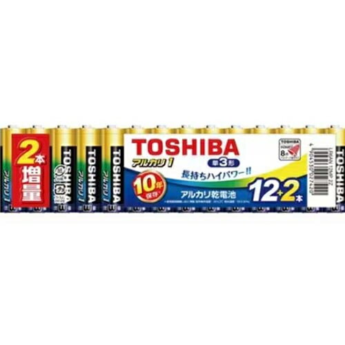 東芝(TOSHIBA) LR6AN12MP2Z アルカリ乾電池 単3形 12本+2本パック 東芝(TOSHIBA) LR6AN12MP2Z アルカリ乾電池 単3形 12本+2本パック