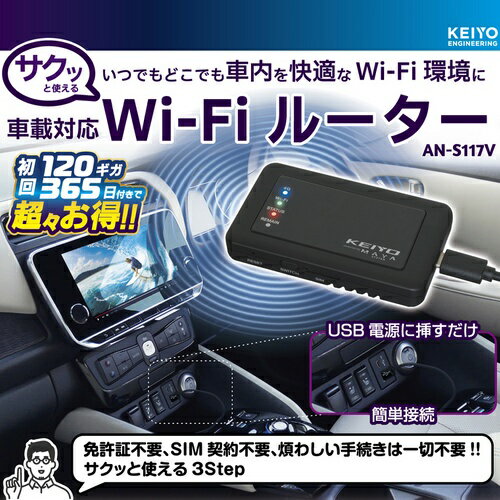 KEIYO ケイヨー AN-S117V SIM...の紹介画像2
