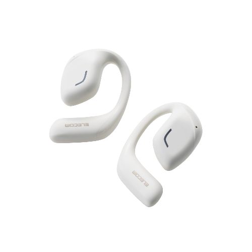 エレコム(ELECOM) LBT-OWS01WH スノーホワイト ワイヤレスイヤホン Bluetooth 5.4 ...