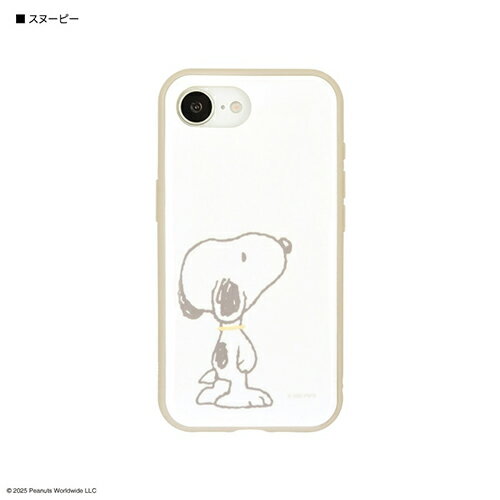 グルマンディーズ gourmandis SNGG-119A スヌーピー iPhone16e対応ケース プロテクトジャケット ピーナッツ スヌーピー IIIIfit SNGG119A