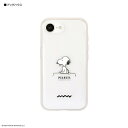 グルマンディーズ gourmandis SNGG-120A(ドッグハウス) iPhone16e対応ケース プロテクトジャケット ピーナッツ スヌーピー IIIIfit Clear SNGG120A