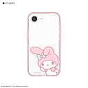 グルマンディーズ gourmandis SANG-510MM(マイメロディ) iPhone16e対応ケース プロテクトジャケット サンリオキャラクターズ IIIIfit Clear SANG510MM