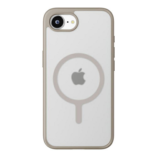 PGA PG-25KMH04BE マットベージュ iPhone 16e用 MagSafe対応 ハイブリッドケース 背面ケース PG25KMH04BE