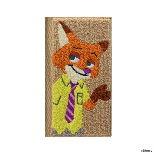 PGA PG-D25KCF05ZTP ズートピア iPhone 16e用 クリアフリップケース サガラ刺繍 Di...