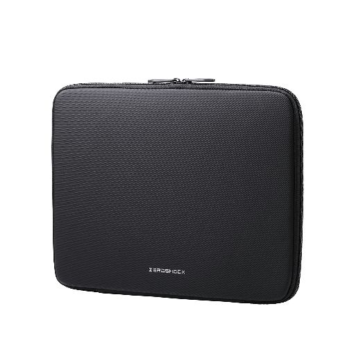 エレコム(ELECOM) ZSB-IBTHL13BK ブラック パソコンケース 13.3インチ PCバッグ 衝撃吸収 コンパクト スリム ダブルファスナー ZEROSHOCK