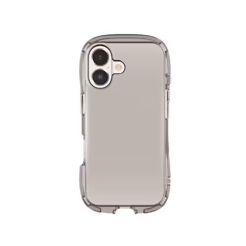 グルマンディーズ(gourmandis) GMD29SK スモーク iPhone 16 2LENS model対応クリスタルクリアケース