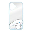 グルマンディーズ(gourmandis) SANG446CN サンリオ IIIIfit Clear iPhone 16 2LENS model対応ケース シナモロール