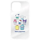 グルマンディーズ gourmandis SANG449MX サンリオ IIIIfit Clear iPhone 16 Pro Max 3LENS model対応ケース ミックス SANG449MX