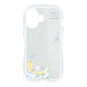 グルマンディーズ(gourmandis) SANG455CN サンリオ iPhone 16 2LENS model対応クリスタルクリアケース シナモロール