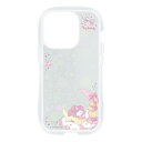 グルマンディーズ gourmandis SANG-456MM(マイメロ) サンリオキャラクターズ iPhone16 Pro 対応 クリスタルクリアケース SANG456MM