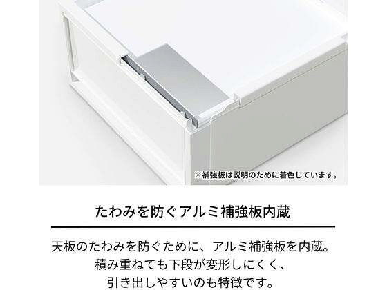 天馬 Fits フィッツケース マルチ 40-40S ホワイトクリア 2個 110015834 [2]