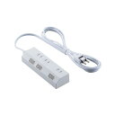 エレコム(ELECOM) T-IS01-2320WH(ホワイト) 電源タップ 延長コード 2m コンセント 3個口 ほこりシャッター 極性対応 絶縁キャップ 個別スイッチ