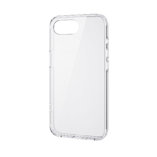 樂天商城 - エレコム ELECOM PM-A25SHVCKCR クリア iPhone 16e ケース ハイブリッド 衝撃吸収 カメラレンズ保護設計 メタルステッカー付 硬度5H PMA25SHVCKCR