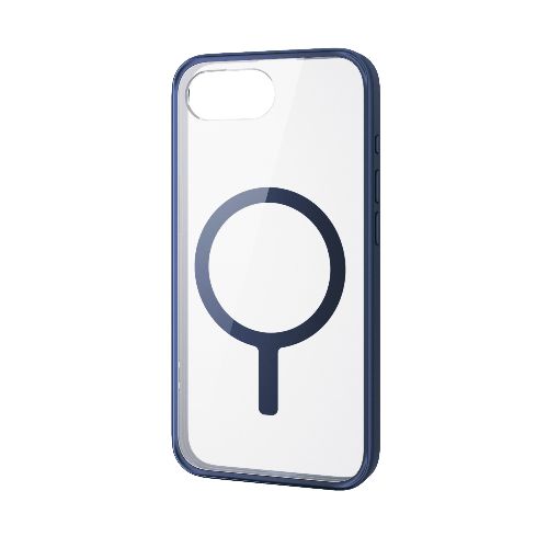 エレコム ELECOM PM-A25SMAG03NV ネイビー iPhone 16e ケース ハイブリッド カバー 衝撃吸収 カメラレンズ保護設計 磁力吸着ワイヤレス充電対応 PMA25SMAG03NV