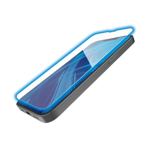 エレコム ELECOM PM-A25SFLGDTBL iPhone 16e / 14 / 13 / 13 Pro ガラスフィルム 高透明 ブルーライトカット Dragontrail(R)X 表面硬度10H 指紋防止 PMA25SFLGDTBL