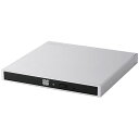 ロジテック(LOGITEC) LDR-PWA8CU3MSV(シルバー) 外付け DVDドライブ ( CD / DVD ) USB 3.2 Gen1 Type-Cケーブル付属 書込み/再生 バスパワー M-DISC対応 超薄型