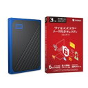 WesternDigital(ウエスタンデジタル) WDBMCG5000ABT-JESN ポータブルSSD 500GB + ウイルスバスター トータルセキュリテ...