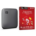 WesternDigital(ウエスタンデジタル) WDBAYN4800ABK-JESN ポータブルSSD 480GB + ウイルスバスター トータルセキュリテ...