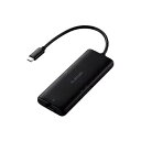 エレコム(ELECOM) DST-070BPBK(ブラック) ドッキングステーション USB-Ax2 USB-Cx1 USB PD対応