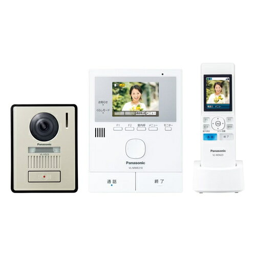 パナソニック(Panasonic) VL-SWE210KLA どこでもドアホン ワイヤレスモニター付テレビドアホン 1-2タイプ（電源コード式）