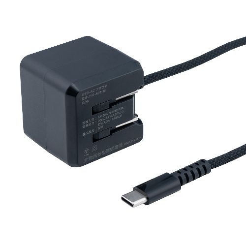 ミヨシ JYU-AC0120BK(ブラック) 2m GaN 30W PD充電器ケーブル一体型 ミヨシ JYU-AC0120BK(ブラック) 2m GaN 30W PD充電器ケーブル一体型
