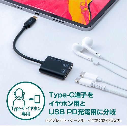 �ߥ襷 SAD-CE05PW �ۥ磻�� Type-C����ۥ��Ѵ������֥� USB PD�б� SADCE05PW