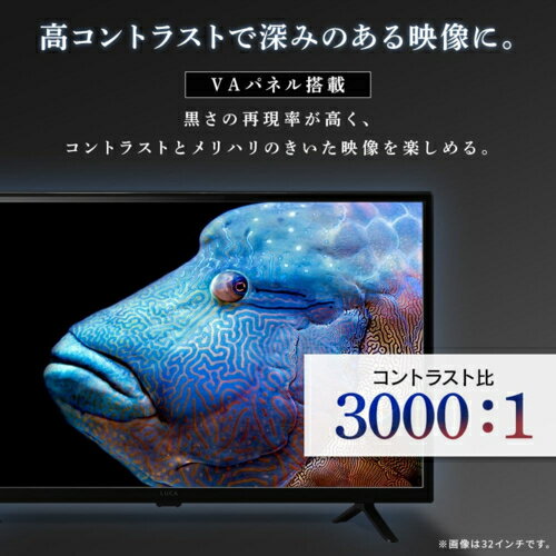 【設置＋長期保証】アイリスオーヤマ(Iris Ohyama) LT-32WSX-F1 32V型 HD スマート液晶テレビ 地上デジタル×2/BS・CSデジタル×2