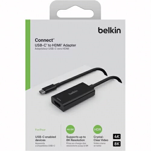 BELKIN AVC013BTBK USB-C to HDMI 2.1 アダプター AVC013BTBK