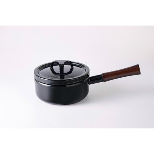 富士ホーロー 富士ホーロー 匠 18cm片手鍋 鉄黒 片手鍋(琺瑯) TKM18SBK